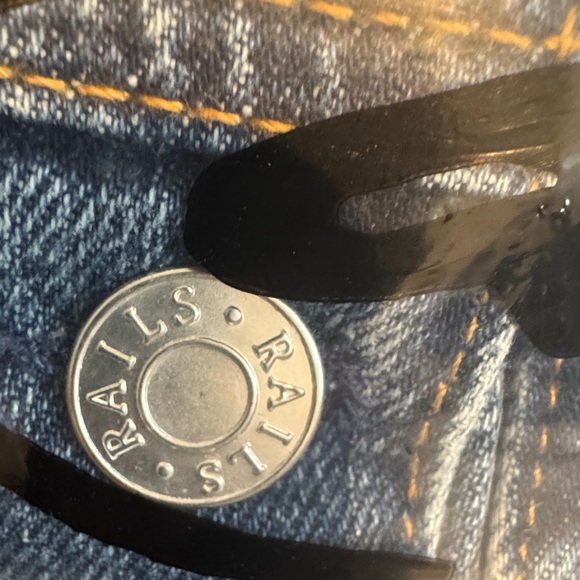 NWT RAILS Grove Denim trucker Jacket Starry night size small - Picture 6 of 7